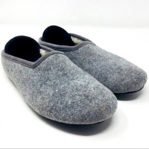 Mahabis womans Classic gray wool slippers Eu 37 BoxH